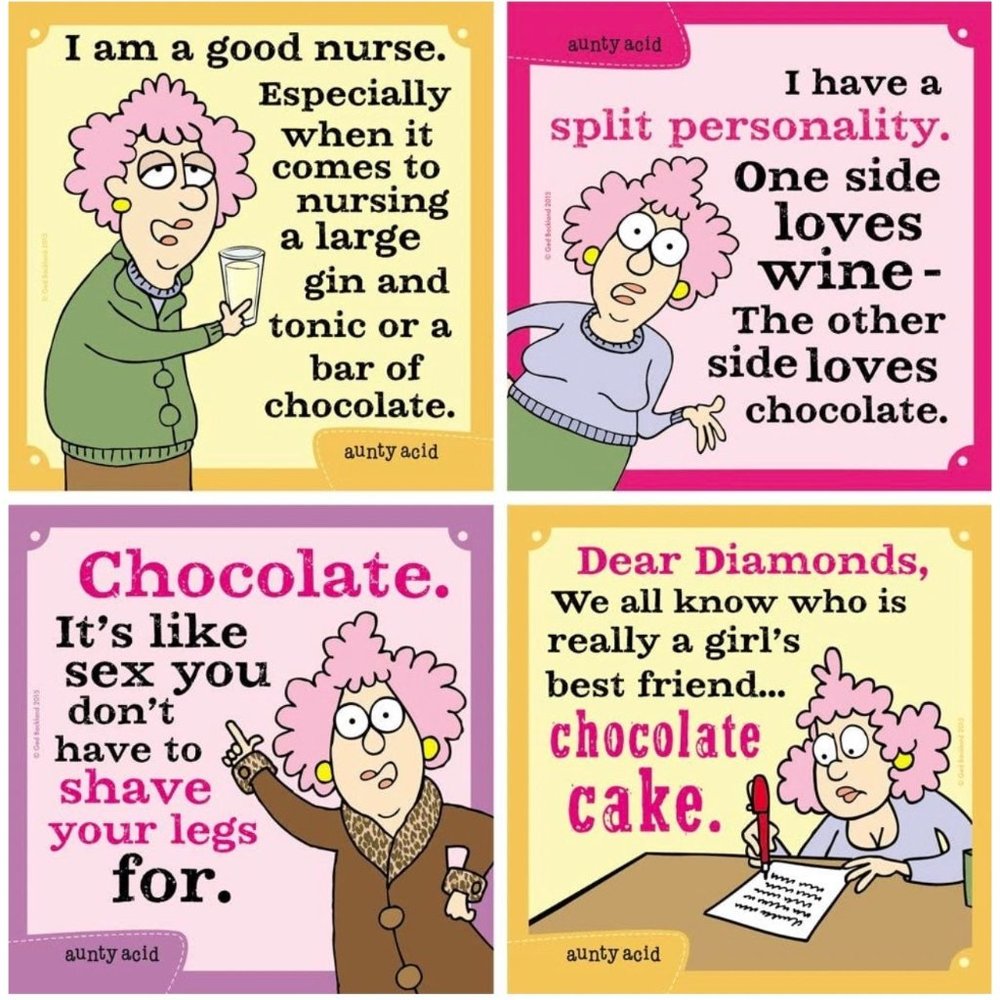 Tree-Free Greetings Premium Fridge Magnet - Set of 4